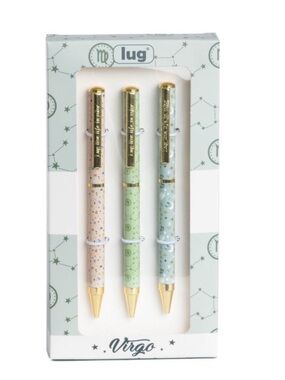 Lug Pens 3pk- Zodiac Virgo